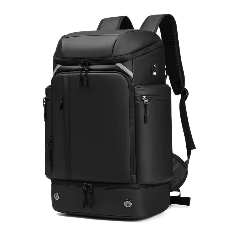 New Large Capacity Backpack for Sports Travel, Dry and Wet Separation, Lightweight Multi Pocket Backpack for Business Trips, Com