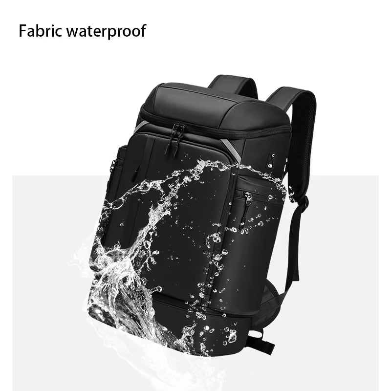 New Large Capacity Backpack for Sports Travel, Dry and Wet Separation, Lightweight Multi Pocket Backpack for Business Trips, Com