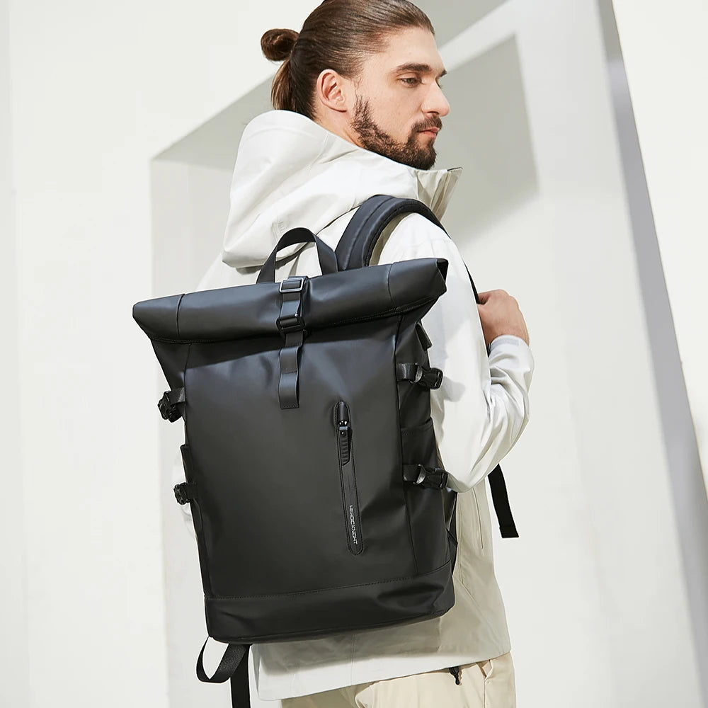 Sac à dos de voyage extensible avec port USB , grande capacité, étanche, compartiment ordinateur portable 15.6 ", sac à dos de randonnée, sac à dos de cyclisme