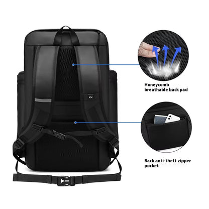 New Large Capacity Backpack for Sports Travel, Dry and Wet Separation, Lightweight Multi Pocket Backpack for Business Trips, Com