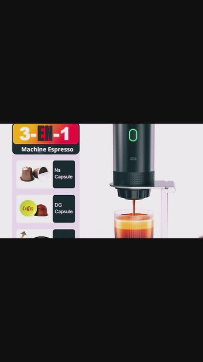 Innovation Caféinée. La machine à café capsules nomade